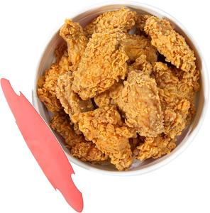 Contenedor para Pollo Frito de 85 oz, Cubo para Llevar Pollo con Revestimiento de Polietileno, Cubo Familiar Antigrasa para Comida, <span class=keywords><strong>Rojo</strong></span> y Blanco - Product Image 4