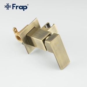 Frap Новый латунь биде кран для ванной одной ручкой смеситель для раковины Горячая и холодная вода туалет биде кран F7506-4 - Product Image 3
