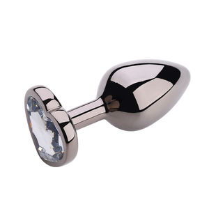 Tapón Anal con forma de Joya en forma de corazón, Juguetes sexuales para mujer, tapón Anal de color <span class=keywords><strong>pistola</strong></span>, compatible con <span class=keywords><strong>Amazon</strong></span> FBA, venta de Juguetes Sexuales - Product Image 5