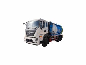 Camion d'aspiration hydraulique Dongfeng KL 6x4 avec moteur diesel Cummins et boîte de vitesses rapide, réservoir de 18-22m³ pour le nettoyage des égouts et des sédiments de rivière - Product Image 1