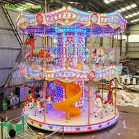 Grand équipement d'amusement extérieur, carrousel pour enfants, manège, attractions de fête foraine, manège de carnaval