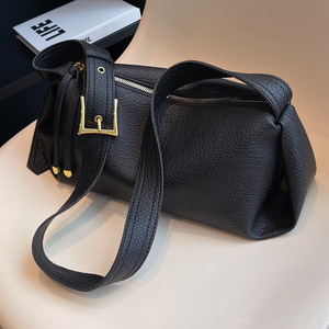 Bolso cruzado <span class=keywords><strong>de</strong></span> PU texturizado <span class=keywords><strong>de</strong></span> alta gama para <span class=keywords><strong>mujer</strong></span>, gran capacidad, nuevo estilo <span class=keywords><strong>2022</strong></span>, diseño <span class=keywords><strong>de</strong></span> nicho moderno, minimalismo urbano - Product Image 3