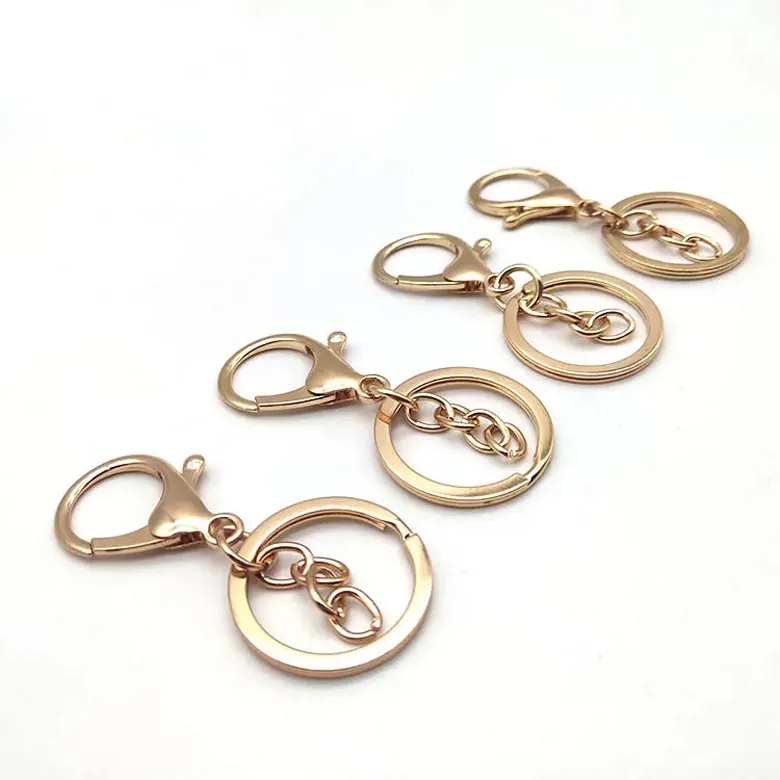 Custom Cheap Metal Keychain Wholesale Promotion Lobster Key Ring Custom Logo Metal Key Chain
