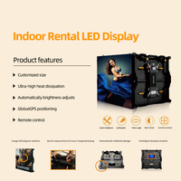 Écran LED d'affichage vidéo intérieur de haute qualité, pleine couleur, P2.976 P3.91, IP65, étanche, animation, location pour événements, scène