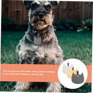 <b>Personalised</b> <b>Dog</b> <b>Tag</b> Stainless Steel Silencer Sublimation Engraving Collar <b>Dog</b> <b>Tags</b> Name ID Blank Bone <b>Dog</b> <b>Tag</b> - Product Image 4