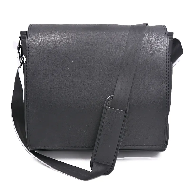 Vintage handmade high ended vegan leather cross body designer luxury brand bag messenger bag for men