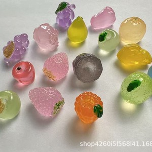 Độ thấm cao màu gradient nhựa trái cây Phụ kiện túi mù tự làm đồ trang sức tiktok bán buôn Nhà búp bê để trang trí - Product Image 3