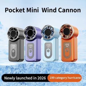 2026 New Rechargeable Battery Capacity 1800mAh Super <b>Mini</b> Portable Handheld 3 Speed Personal Cooling Fan for Household Outdoor - Product Image 4