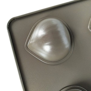 Golden 6-Cavity Chestnut Cake Mold Mini Longevity Bun Mousse Baking Pan Irregular Shape Cake Mold - Product Image 3