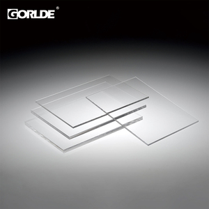 Lámina de Plexiglás Transparente GORLDE de 12x16 Pulgadas y 3mm de Grosor, Placa de Acrílico Transparente, Vidrio Orgánico, Polimetilmetacrilato - Product Image 1