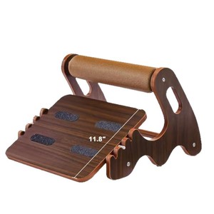 Wooden <b>office</b> <b>desk</b> footrest, balance foot pedal, wooden <b>adjustable</b> foot swing and stretching board - Product Image 1