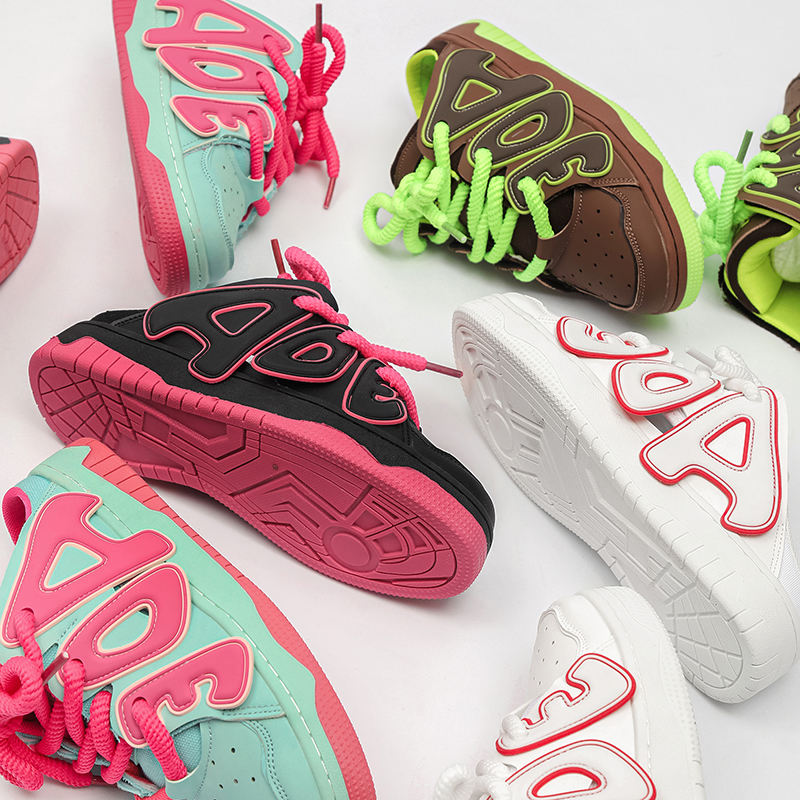 Custom Low Top Women Men Sneaker Comfortable Leather Half Slipper