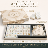 Tuiles de Mahjong en Acrylique Nacré - Ensemble Personnalisé Motif Nacre Design Irisé |   Utilisation des jeux de casino |   Résistant à l'eau et durable |