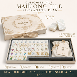 Fichas de Mahjong Acrílicas Perladas, Juego Personalizado con Patrón Perlado |   Nácar Iridiscente OEM ODM |   Acrílico Fundido |   Fábrica Personalizada - Product Image 5