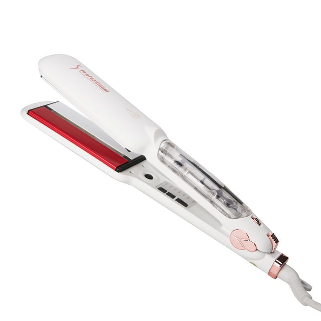 Factory Wholesale Professional Wide Flat Irons Infrared Hair Iron Steamer Hair Straightener Straightener with LED Display