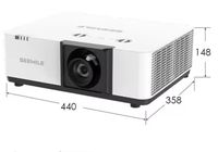 Projecteur laser DLP actif WUXGA 4K 3D avec 5500 lumens, puce 0.78, système d'exploitation Android 11 pour les grands lieux et l'éducation