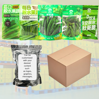 Vente directe usine : Chips de gombo saines, gombo séché sur mesure, snacks végétaux en gros, Halal