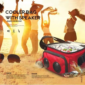 Cho các bên ngoài trời những chuyến đi dã ngoại cách điện <span class=keywords><strong>Cooler</strong></span> với loa không dây Retro Boombox Thiết kế <span class=keywords><strong>Bluetooth</strong></span> Loa Túi lạnh - Product Image 5