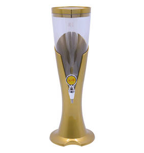 Dispensador de barra clásico de 1,5 L Enfriador de <span class=keywords><strong>torre</strong></span> de cerveza de barril personalizado de 3 L con tubo de congelador St Arnou Cubo de hielo para tinas de bebidas - Product Image 4