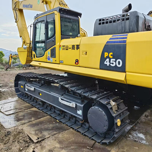 Máquina de construcción grande, excavadora usada de 45 toneladas, Komatsu, equipo potente, motor EPA, excavadora de mano Secodn, - Product Image 1