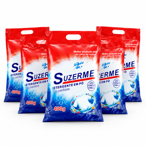Detergente en Polvo para Lavandería al por Mayor <span class=keywords><strong>de</strong></span> Fábrica, Alta Calidad, 12% LAS, Aroma a Limón, 500g, Eliminación <span class=keywords><strong>de</strong></span> Manchas, para <span class=keywords><strong>Ropa</strong></span> del Hogar - Product Image 3