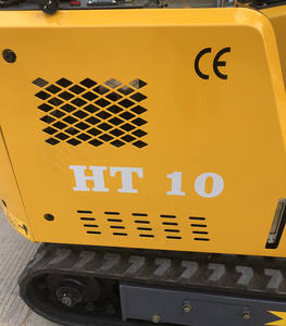 Micro Pala Scavatrice Macchina Mini Escavatore Certificato CE Approvato 1ton Crawler Escavatore 0.025cbm Secchio Capacità di 1.5km/h 0.211L - Product Image 5