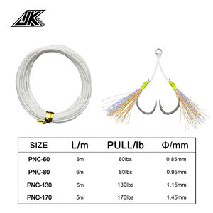 <span class=keywords><strong>Ligne</strong></span> d'assistance <span class=keywords><strong>pour</strong></span> hameçon de pêche tressée Hot JK PNC 60lb 80lb 130lb 170lb Haute résistance à <span class=keywords><strong>la</strong></span> résistance à <span class=keywords><strong>la</strong></span> coupure Accessoires de pêche durables - Product Image 2