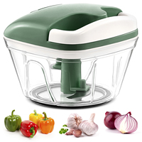 Multifunctionele Mini Manuele Blender Snelpers Noten Ui Salade Groentesnijder Handpull Vlees Knoflook Hakselaar
