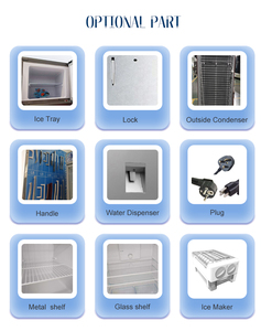 Refrigerador de Doble Puerta de 210L, Eficiente Energéticamente, para Uso Doméstico y Hotelero, Diseño Compacto, Flujo de Aire Múltiple, Eléctrico, de Acero Inoxidable - Product Image 5