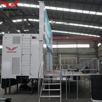 Écran LED publicitaire MLED imperméable de marque chinoise, prix du marché international, camion de scène avec scène