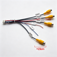 Geeignet für Android Großbildschirm 12-Pin 360° Modifiziertes Kabel 12-Pin Auto Audio- und Video-360°-Panorama-Verkabelungsadapterkabel