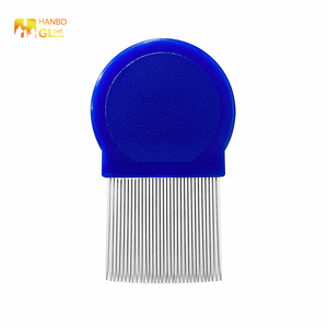 Stainless Needle Pet Flea Comb Lice Comb for Treatment Metal Nit Head Hair Fine Toothed Flea Flee Dog Cat Pets Hair Flea Lice