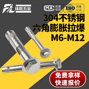 Pernos de Expansión Hexagonales de Acero Inoxidable 304 Fenglian M6-M12 Tipo Interno para Fijación en Construcción - Product Image 1