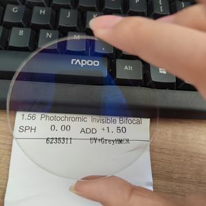 <span class=keywords><strong>Lentes</strong></span> de Invisibilidad 1.56 Foto Gris, Gafas <span class=keywords><strong>Bifocales</strong></span> <span class=keywords><strong>Invisibles</strong></span> con Antireflejo Verde - Product Image 4