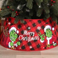 Jupe de sapin de Noël scintillante, décorations de Noël, couvre-sapin, housse de sapin en polyester 40*60*20cm/55*72*25cm