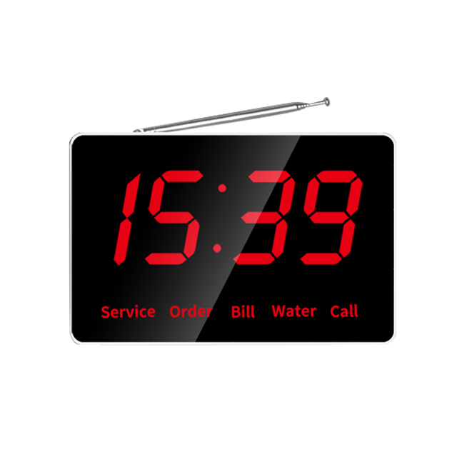 NEW Pager Led Digital Display Restaurant Waiter Call Bell Wireless Calling System