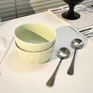 Custom High Quality Eco-Friendly Cute Solid Color Stoneware Dinnerware <b>Sets</b> Dishwasher Safe Oven Safe <b>Microwave</b> Safe Minimalist - Product Image 4