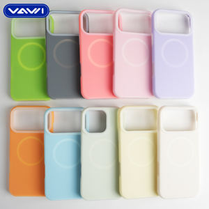 Силиконовый чехол для телефона VAWI S011 с магнитной Опт для iPhone 12 13 14 15 16 17 Pro Max для Samsung для Android серии - Product Image 3