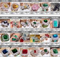 Anillo esmeralda de Plata de Ley 925 piedras naturales para joyeria, anillos de plata de dedo ajustables a la moda con piedra en bruto