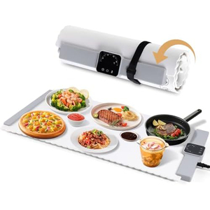 Plato Calentador de Alimentos Eléctrico Plegable y Portátil, Bandeja para Calentar Comida, Tapete de Silicona para Calentar Alimentos - Product Image 1