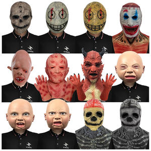 Máscara de Terror Zombie Ghost Face - Serie de Accesorios para Disfraces de Halloween, Fiestas y Eventos Transfronterizos - Product Image 5