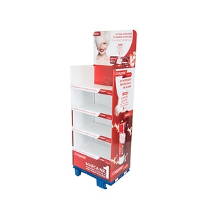 ชั้นวางสินค้าซุปเปอร์มาร์เก็ตสำหรับมันฝรั่งทอด กาแฟ ถุงช็อกโกแลต โฆษณาสินค้า ชั้นวางแสดงสินค้าแบบตั้งพื้นทำจากกระดาษแข็งสำหรับร้านค้าปลีก - Product Image 3