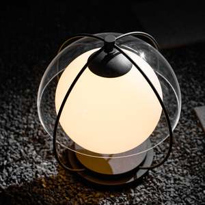 Lámpara de Jardín Esférica de Hierro y Metal PMMA, Estilo Nórdico Moderno y Creativo, para Exteriores, Jardín, Villa, Parque, Camino, Lámpara Orb Impermeable, Iluminación de Paisaje - Product Image 6