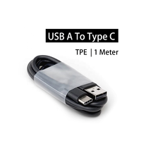 Câble de charge rapide magnétique USB-A vers Type-C HNT 3A PD 1m avec conducteur en cuivre pur et gaine tressée pour téléphones mobiles iPhone