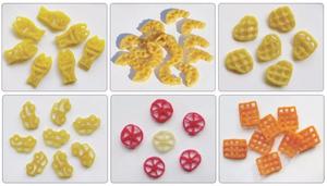 Tự Động Ép Đùn Lúa Mì Bột Tinh Bột Ngô/Sắn Tinh Bột 3D 2D Đồ Ăn Nhẹ Viên <span class=keywords><strong>Snack</strong></span> Papad Làm Dây Chuyền Sản Xuất Máy Tế Nam - Product Image 4