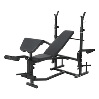 Banc de musculation inclinable multifonction pliable et réglable en métal, portable, pour fitness, avec logo personnalisé, vente en gros