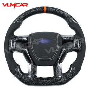 Volant en fibre de carbone forgé personnalisé pour <span class=keywords><strong>Ford</strong></span> <span class=keywords><strong>Raptor</strong></span> F150 F250 F350/avec garniture de volant - Product Image 1