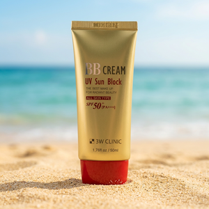 [3W CLINIC] ยูวี ซัน บล็อก บีบี ครีม - 50 มล. (SPF50+ PA+++) / ผลิตในประเทศเกาหลี - Product Image 2