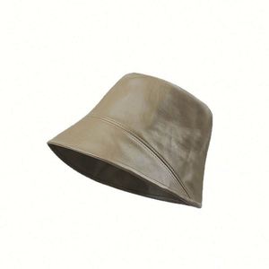 Pu Cotton 5-Panel Canvas Bucket Hats Wholesale Custom Logo Designer Fisherman Cap Luxury Vintage Four Seasons - Product Image 6