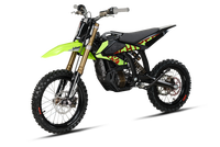 Moto électrique tout-terrain, batterie lithium, 7 vitesses, cadre en titane, moteur à moyeu avant, freins à disque hydrauliques, couple de 511 Nm, 21000 W